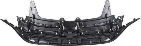 ECOTRIC Front Bumper Upper Trim & Lower Grille Grill Compatible with 2015 2016 Honda CRV CR-V Chrome in Saudi Arabia