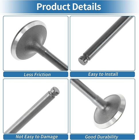 16pcs Engine Intake and Exhaust Valve Kit with Valve Seals for Honda Civic Del Sol 1.6L 1.7L 1992-2005 SOHC D16Z6 D17A1 A2 A6 in Saudi Arabia