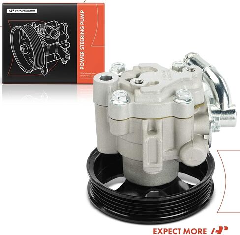 A-Premium Power Steering Pump, with Pulley & Inlet Line, Compatible with Nissan Frontier 1999-2004 3.3L, Xterra 2000-2004 3.3L in Saudi Arabia