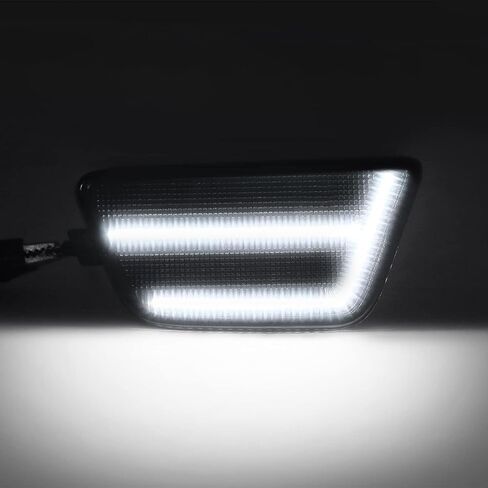 R&F Auto Smoked Lens LED Bumper Side Marker Light Replacement for Cruze 2011 2012 2013 2014 2015, for Cruze Limited 2016 Driver and Passenger Side Blinker Lamps Fender Turn Side Signal Lights in Saudi Arabia