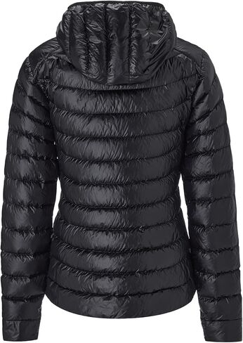 سترة Fitouch Skyline Puff Hoody النسائية القابلة للتعبئة من ريش الإوز، 700+ PF معطف طبقة أساسية منتفخة خفيف الوزن للغاية in Kuwait