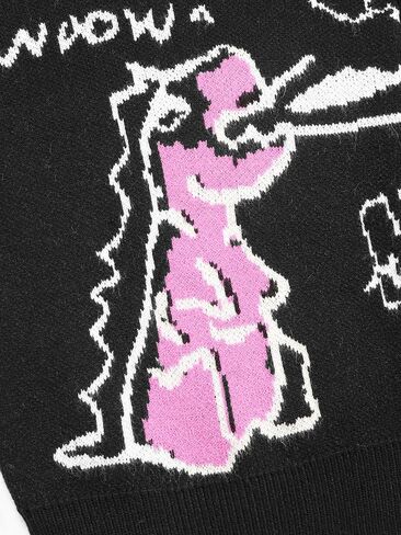 CIDER Women’s Dinosaur Cardigan Graphic Streetwear Cute Patterned Preppy Sweater in Saudi Arabia