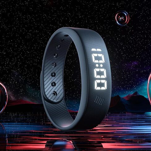Gosasa Lightweight LED Digital Sport Watch Waterproof Fitness Tracker with Calorie Counter, Pedometer, Vibrating Alarm, USB Rechargeable Silicone Wristband for Men Women (Blue) in Saudi Arabia