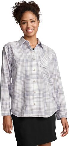 Jockey Women's Activewear Flannel Button Up in Saudi Arabia
