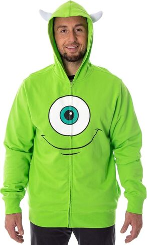 Monsters, Inc Disney Mike Wazowski Adult Costume Full-Zip 3D Hoodie in Saudi Arabia