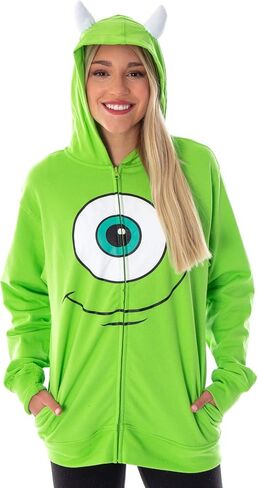 Monsters, Inc Disney Mike Wazowski Adult Costume Full-Zip 3D Hoodie in Saudi Arabia