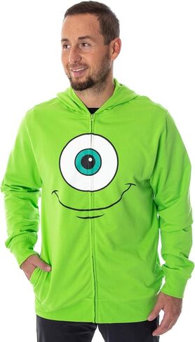 Monsters, Inc Disney Mike Wazowski Adult Costume Full-Zip 3D Hoodie in Saudi Arabia