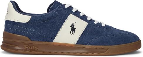 Polo Ralph Lauren Men's Heritage Aera Suede Sneakers in Saudi Arabia
