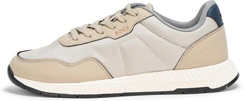 BOSS Men's Titanium Nylon Blend Laceup Sneakers in Saudi Arabia