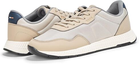 BOSS Men's Titanium Nylon Blend Laceup Sneakers in Saudi Arabia