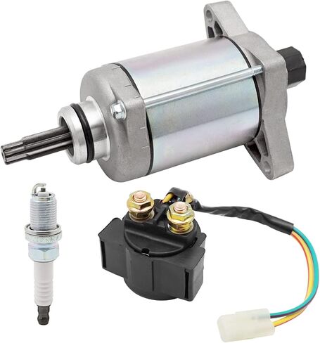JAVIK Starter Motor Relay Spark Kit Fit for Honda Rancher 420 2007-2013, OEM# 31200-HP5-601 35850-HP5-600 in Saudi Arabia