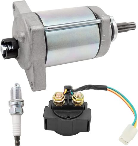 JAVIK Starter Motor Relay Spark Kit Fit for Honda Rancher 420 2007-2013, OEM# 31200-HP5-601 35850-HP5-600 in Saudi Arabia