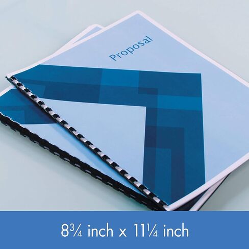 Mead Presentation/Report Covers, Round Corners, Clear View, 125 Pack (4000126) in Saudi Arabia