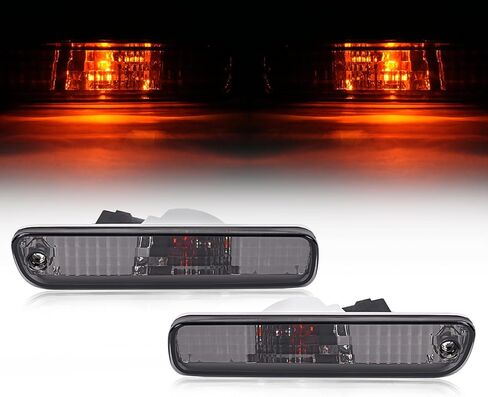 ضوء علامة الجانب الخلفي من HECASA متوافق مع 1992-2002 Honda Accord Coupe/Sedan/Prelude Bumper Marker Lamp Driver وجانب الركاب - عدسة شفافة in Saudi Arabia