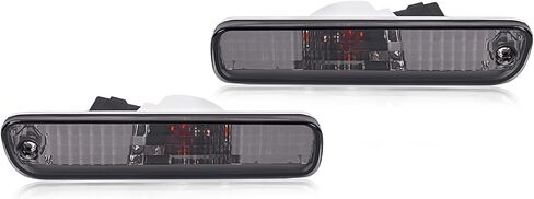 ضوء علامة الجانب الخلفي من HECASA متوافق مع 1992-2002 Honda Accord Coupe/Sedan/Prelude Bumper Marker Lamp Driver وجانب الركاب - عدسة شفافة in Saudi Arabia