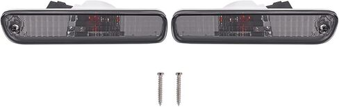 ضوء علامة الجانب الخلفي من HECASA متوافق مع 1992-2002 Honda Accord Coupe/Sedan/Prelude Bumper Marker Lamp Driver وجانب الركاب - عدسة شفافة in Saudi Arabia