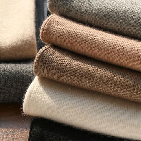Women's Cashmere Wide Leg Pants Winter Basic Soft Warm Casual Trousers 100% Merino Wool Knitwear Pants in Saudi Arabia