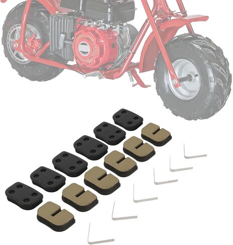 Mini Bike Disc Brake Pads for CT100U CC100X CK100 GMB100 Baja Doodle Bug DB30 79cc 97cc 100cc Go Kart Mini Bike in Saudi Arabia