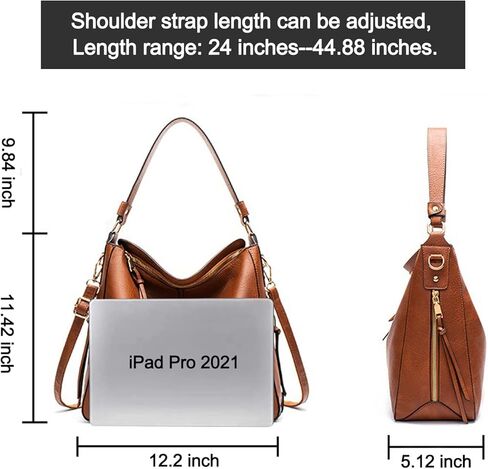 VODIU Tote Bag for Women PU Leather Shoulder Bags Crossbody Hobo Bag Large Purse and Handbags with Adjustable Shoulder Strap in Kuwait