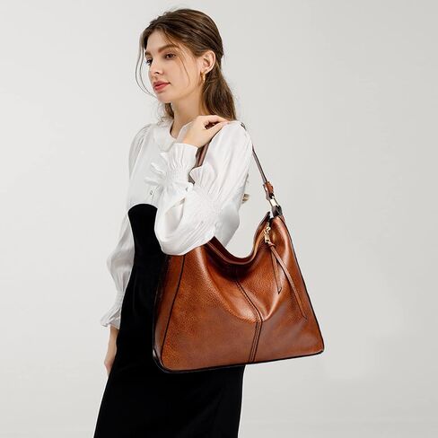 VODIU Tote Bag for Women PU Leather Shoulder Bags Crossbody Hobo Bag Large Purse and Handbags with Adjustable Shoulder Strap in Kuwait