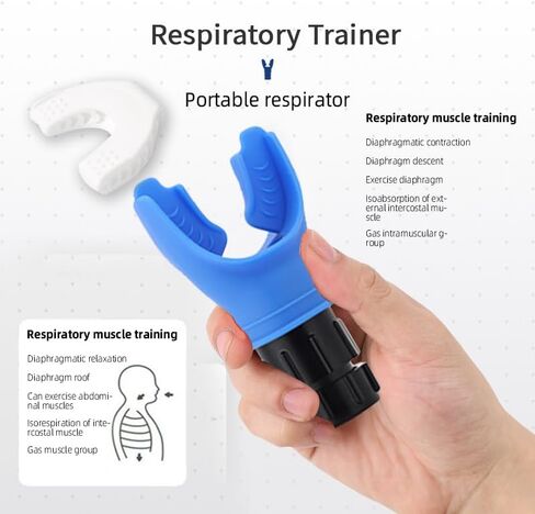 Oxyflow Portable Adjustable Trainer for Oral and Muscular Exercise-Designed for | Yoga | Cycling | Mountaineering | Runningfor Daily Fitness Training, Easy to Clean in Saudi Arabia