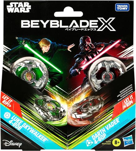 Beyblade X and Star Wars Collab The Mandalorian 3-60F vs. Moff Gideon 3-80N, Multipack in Saudi Arabia
