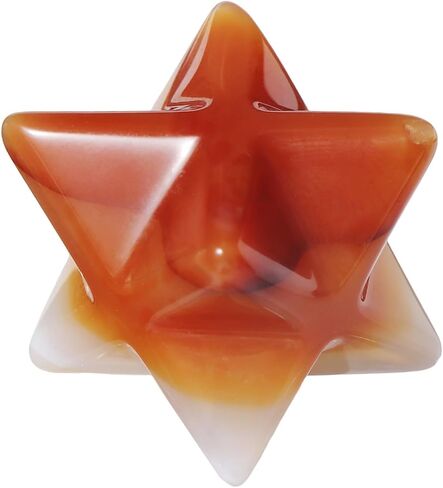 Rainbow Fluorite Crystal Merkaba Stars Hand Carved Gemstones Therapy for Reiki Spiritual Energy Gifts (Rainbow Fluorite) in Kuwait