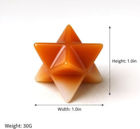 Rainbow Fluorite Crystal Merkaba Stars Hand Carved Gemstones Therapy for Reiki Spiritual Energy Gifts (Rainbow Fluorite) in Kuwait