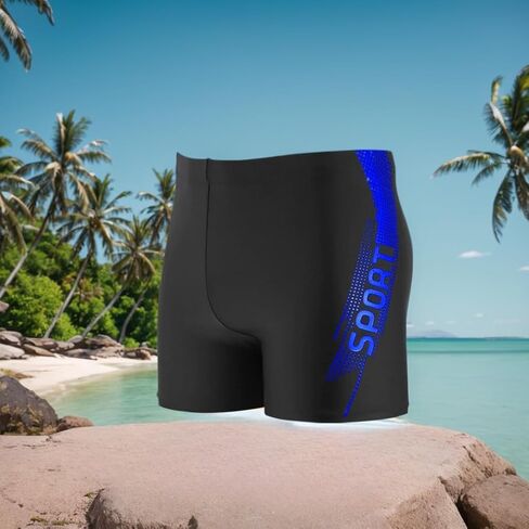 Men's Quick-Dry Compression Swim Trunks for Sports, Beach & Party Summer Casual Wear in Saudi Arabia
