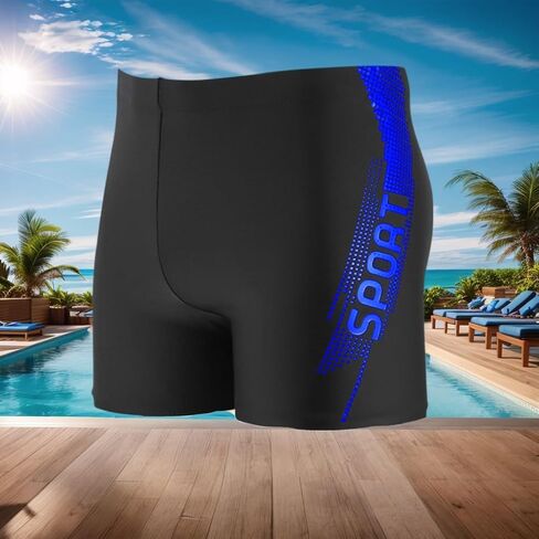 Men's Quick-Dry Compression Swim Trunks for Sports, Beach & Party Summer Casual Wear in Saudi Arabia