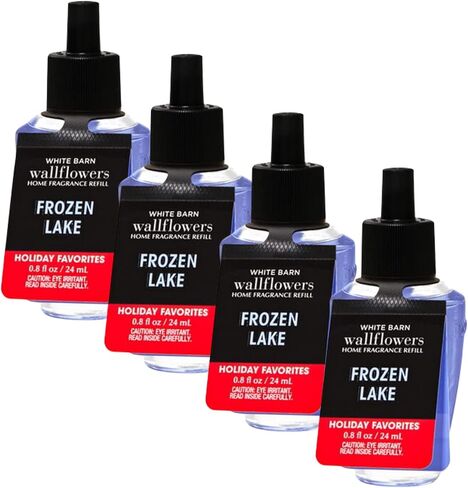 Bath and Body Works 4 Pack Frozen Lake Wallflowers Fragrance Refill 0.8 Oz. in Saudi Arabia