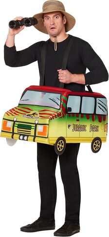 Spirit Halloween Jurassic Park Adult Ride Along Costume | Officially Licensed | 3D Costume in Saudi Arabia