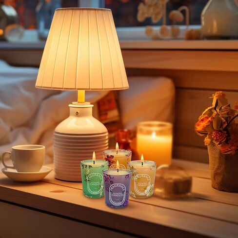 Scented Candles Gift Set of 6 Pack, Glass Jar Candles for 6 Scented, Long Lasting Soy Wax Aromatherapy Candle Set, Best Gifts with Gift Box for Every One in Saudi Arabia
