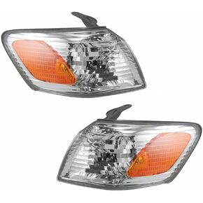 Side Marker Corner Parking Lights Turn Signals Set 2 Piece for Toyota for Camry CE/LE/XLE 2000-2001 Front Left Right 81520AA020 LHT05327 211-1867 81510AA020 in Kuwait