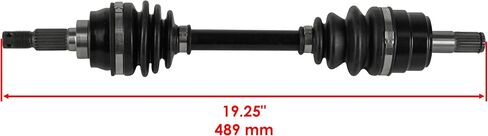 Caltric Front Right and Left Cv Joint Axles Compatible with Kawasaki Prairie 650 Kvf650 4X4 2002 2003 in Saudi Arabia