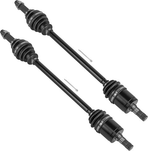 Caltric 2x AUC13791 Front CV Axle Compatible with John Deere Gator XUV UTV 865E 865M 835E 835M 835R 865R in Saudi Arabia