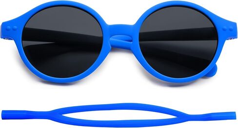 SOJOS Baby Polarized Sunglasses with Strap Round UV400 Protection Toddler Girls Boys Age 0-24 Months SK5613A in Saudi Arabia