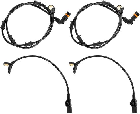4Pcs New Front Rear ABS Wheel Speed Sensor 1645400717 1645400917 for Mercedes-Benz ML320 ML350 ML450 ML500 ML550 ML63 AMG R320 R350 R500 R63 AMG W164 GL320 GL350 GL450 GL550 in Saudi Arabia