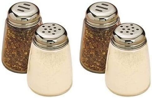 American METALCRAFT, Inc. 3309 Shaker, Glass with Spice Top, 8oz. Capacity, 2-3/4' Dia., 3-7/8' H, 1 Count (Pack of 1) in Saudi Arabia