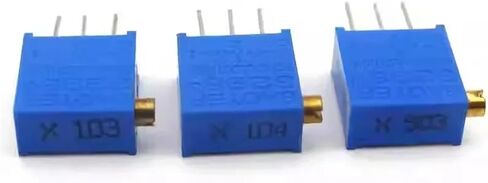 500 قطعة/الوحدة 3296X14 القيم 100R إلى 2M أوم Trimpot الانتهازي الجهد 10% المقاومة التسامح (3296X202-2K أوم) in Saudi Arabia