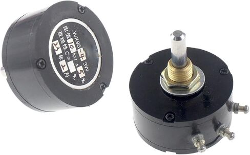 WX95-4 1K/4.7K/10K Ohm 3 Watt Precision Wire Wound Potentiometer Single Turn 6mm Shaft(1K) in Saudi Arabia