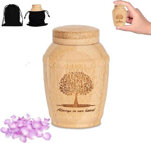 جرة الخيزران الصديقة للبيئة، جرة شجرة الحياة للبالغين، الجرار القابلة للتحلل الحيوي لدفن البحر، الجرار المتناثرة لرماد الحيوانات الأليفة البشرية (صغير) in Kuwait