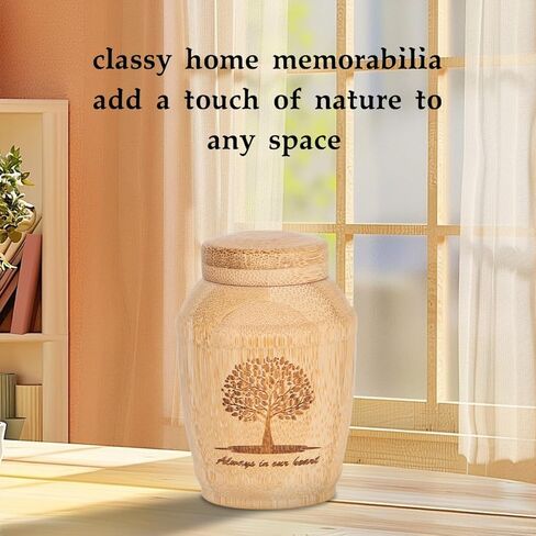 جرة الخيزران الصديقة للبيئة، جرة شجرة الحياة للبالغين، الجرار القابلة للتحلل الحيوي لدفن البحر، الجرار المتناثرة لرماد الحيوانات الأليفة البشرية (صغير) in Kuwait