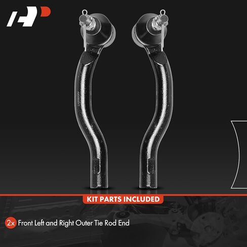 A-Premium 2 x Front Outer Tie Rod Ends, Compatible with Mazda CX-9 CX9 2007-2015, CX-7 CX7 2007-2012, Sport Utility in Saudi Arabia