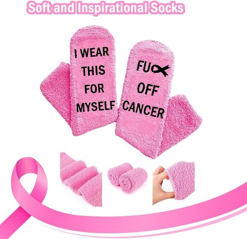 Breast Cancer Socks Gifts for Woman, Breast Cancer Awarenesss Accesorries Survivor Gifts for Women, for Myself Mom Daughter in Saudi Arabia