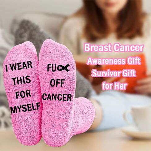 Breast Cancer Socks Gifts for Woman, Breast Cancer Awarenesss Accesorries Survivor Gifts for Women, for Myself Mom Daughter in Saudi Arabia