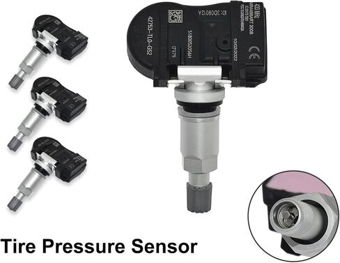 Car Tire Pressure Sensor TPMS for Honda Civic CR-V 2015-2020, TPMS Tire Pressure Sensor 42753-TL0-G52 42753TL0G52 42753TL0G54,42753-TL0-G52(4pcs) in Saudi Arabia