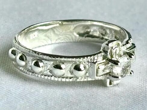 QURI Unisex Rosary ring Solid silver 925 in Saudi Arabia