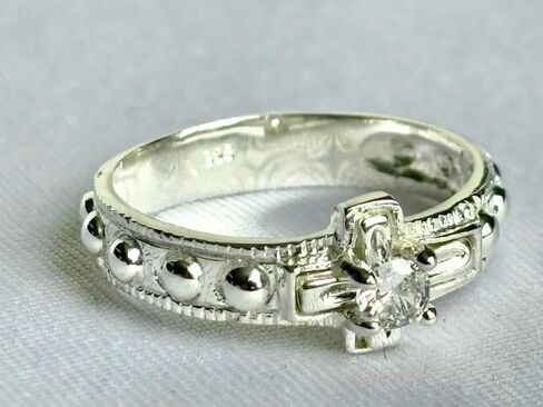 QURI Unisex Rosary ring Solid silver 925 in Saudi Arabia
