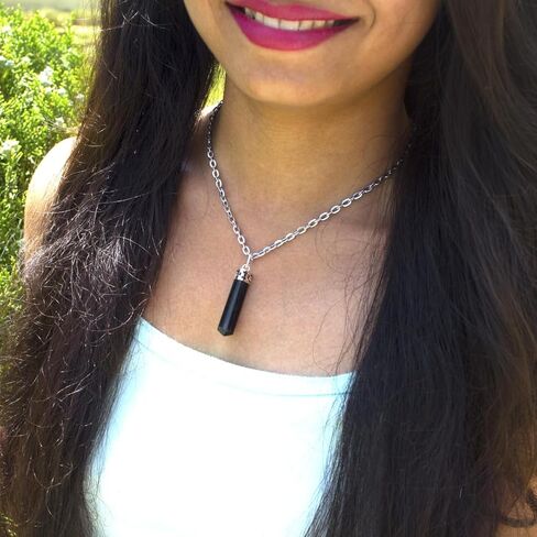 Tiger Eye Healing Crystal Necklace - Inner Power & Focus. Confidence & Vision. Protection Stone in Kuwait